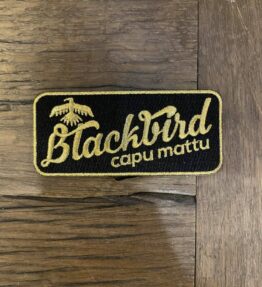 Patch écusson Black Bird Original Black Gold