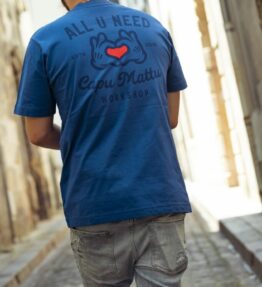 T-shirt All you need blue worker heavy